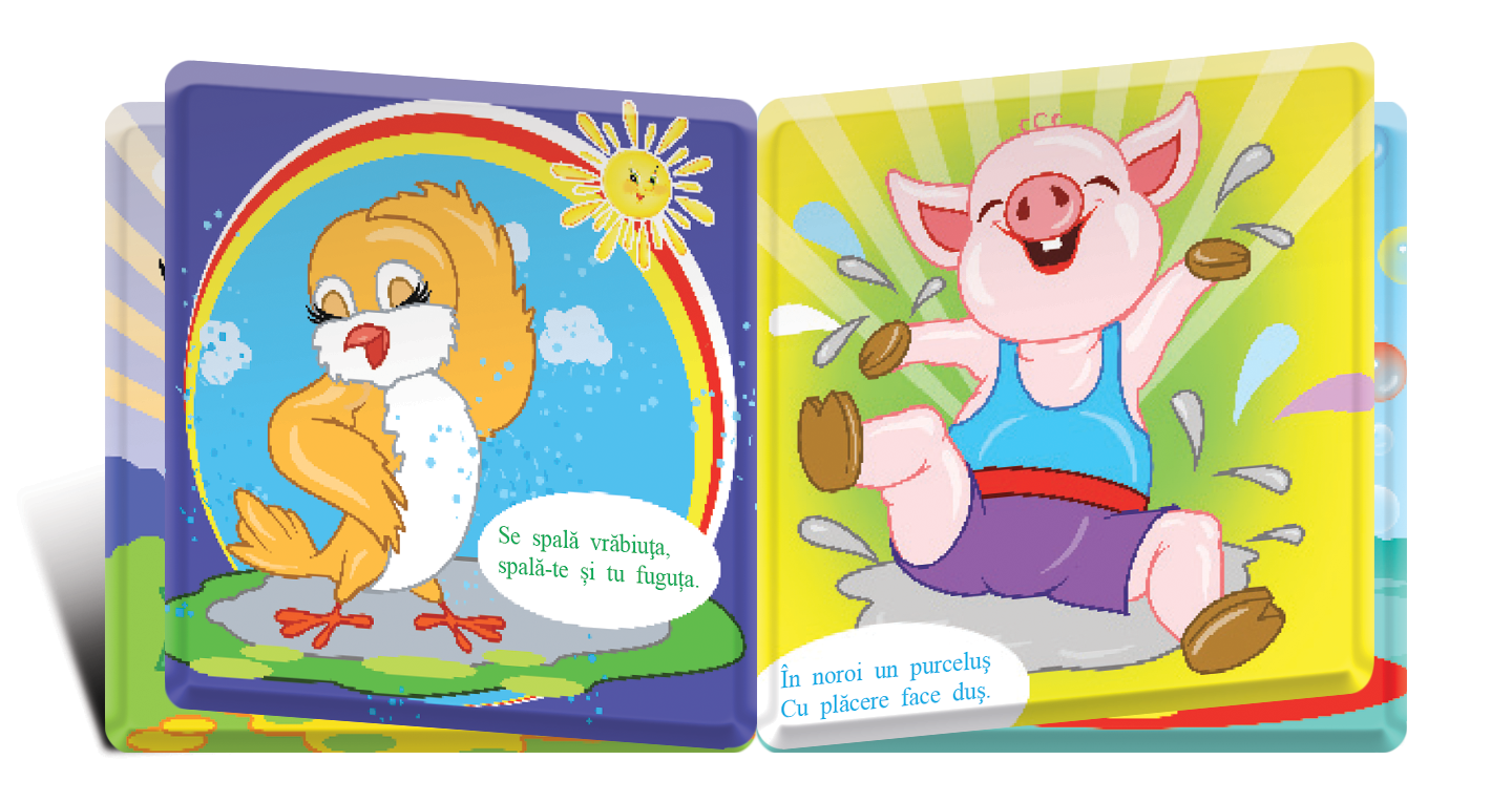 Carte pentru baie - Cine face băiță? 1